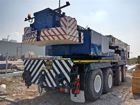 Best 110 Ton Krupp KMK 5110 All Terrain Crane For Rental in Navi Mumbai ...