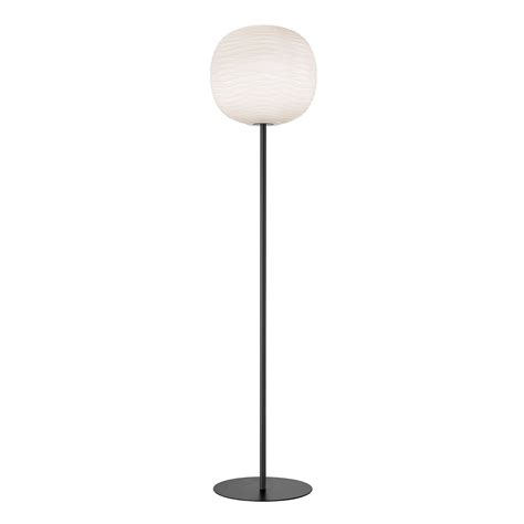 Foscarini Gem terra floor lamp, graphite | Lights.co.uk