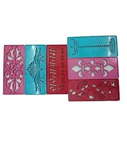 Buy PRANSUNITA Ready to Draw Rangoli Making Plastic Stencils for Diwali ...