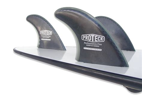 SurfCo - Pro Teck 4" Performance Fin Grom Thruster Set for FCS (Set of ...