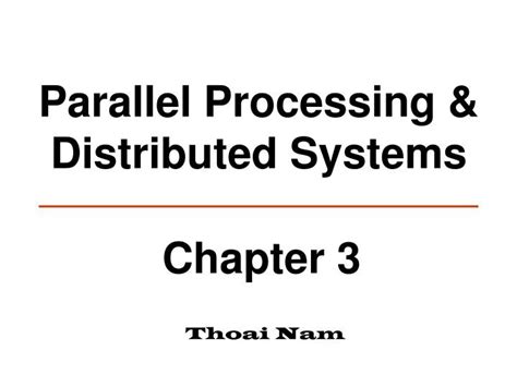 Image result for Parallel Processors Distributed Systems