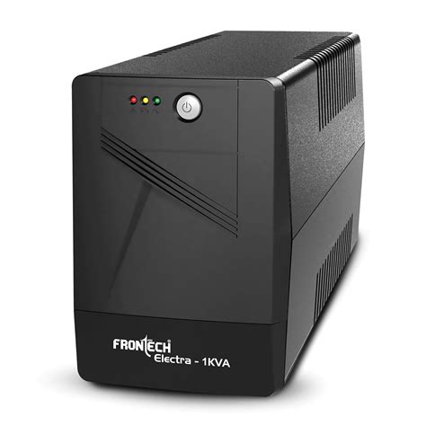 FRONTECH UPS Electra Static Converter - 1KVA/600W | 12/7Ah x 2 Lead ...