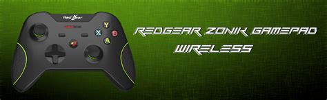 Redgear Zonik Wireless Gamepad with Integrated Force Feedback, X Input ...