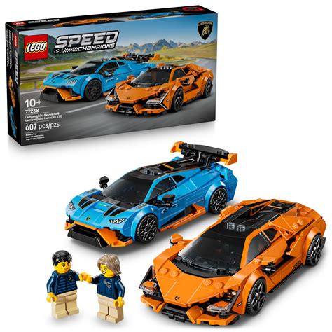 LEGO Speed Champions Lamborghini Revuelto & Huracán STO Car Toys - Building Toy for Pretend Play ...