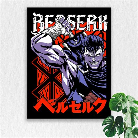 Self Adhesive Textured Vinyl Poster - Berserk Warriors Rage – SkinsLegend
