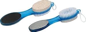 SMRT 4 in 1 Foot Care Pedicure Brush/Pumice Foot Scrubber, Dead Skin ...