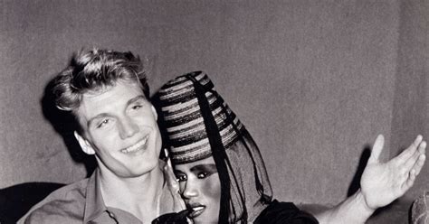 Grace Jones and Dolph Lundgren | Interracial couples, Grace jones, Portrait
