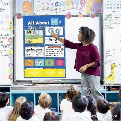 Alphabet Learning Pocket Chart, Standard Pocket Chart for Classroom ...