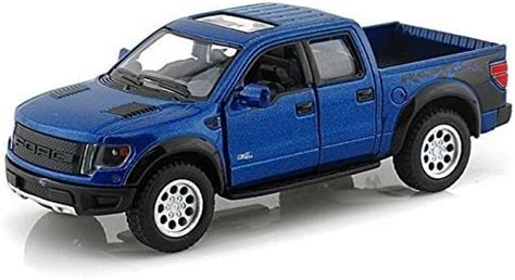 Kinsmart 2013 Ford F-150 SVT Raptor Supercrew 1/46 Blue : Amazon.in ...
