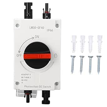 Acogedor 1200V 32A Photovoltaic DC Isolator Solar Switch, IP66 ...