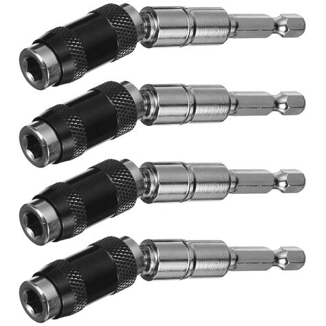 4 Pack Pivoting Bit Holder Magnetic Pivot Drill Bit Holder Quick ...