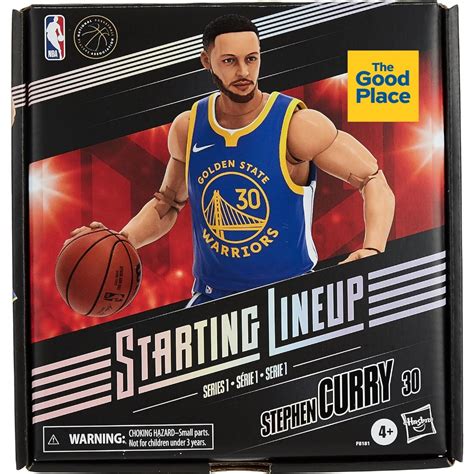 HASBRO Starting Lineup Series 1 Stephen Curry Jersey No. 30 Golden ...