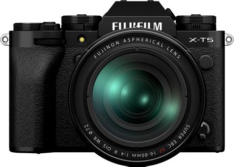 Fujifilm X-T5 Mirrorless Camera with XF16-80mmF4 R OIS WR Lens Bundle Black 16782636 - Best Buy