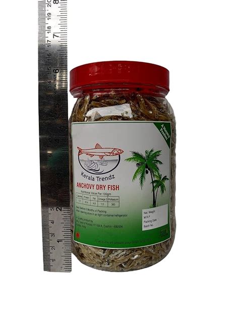 Kerala Trendz Fresh Dry Fish Small Size Anchovy-250 GM : Amazon.in ...
