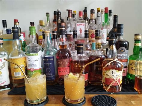 I finally caved and bought some expensive bottles of rum to try an "ultimate" Mai Tai to compare ...