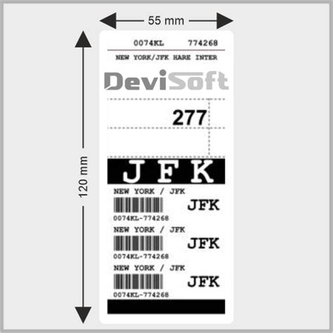 55MM X 120MM LABEL – 1UP – DEVI COMPUTERS