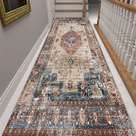 Traditional Runner Rug for Hallway, Long Carpet Runners with Non Slip ...