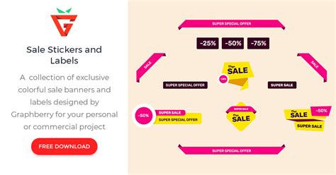 Sale Stickers and Labels - graphberry.com