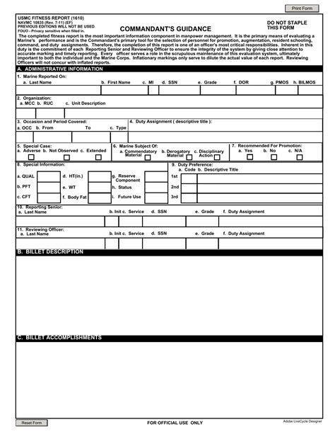 Usmc Form ≡ Fill Out Printable PDF Forms Online