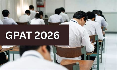 NBE invites applications for Graduate Pharmacy Aptitude Test, GPAT 2026 ...