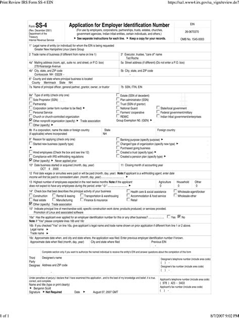 Irs Ss 4 Confirmation Letter - Fill Online, Printable, Fillable, Blank ...