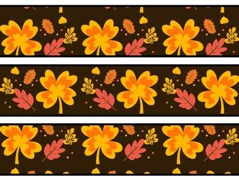Fall Bulletin Board Decor Kit, Fall Letters school resource by Nitin Sharma