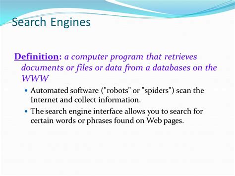 Image result for Search Engine Definition