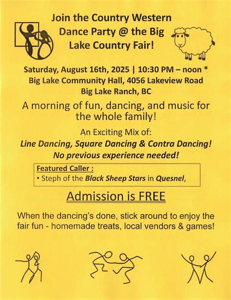 Country Western Dance @ the Big Lake Country Fair, Big Lake Ranch BC ...