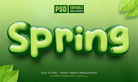 Image result for Spring Pattern Text Effect