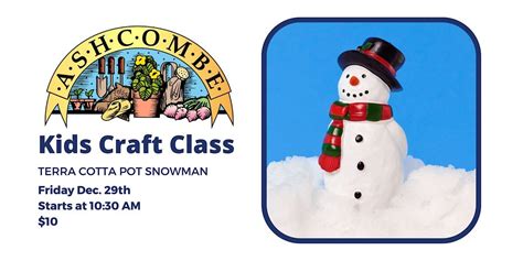 Terra Cotta Pot Snowman Kids Craft, Ashcombe Farm and Greenhouses ...