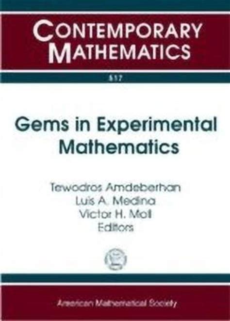 Gems in Experimental Mathematics: Buy Gems in Experimental Mathematics ...