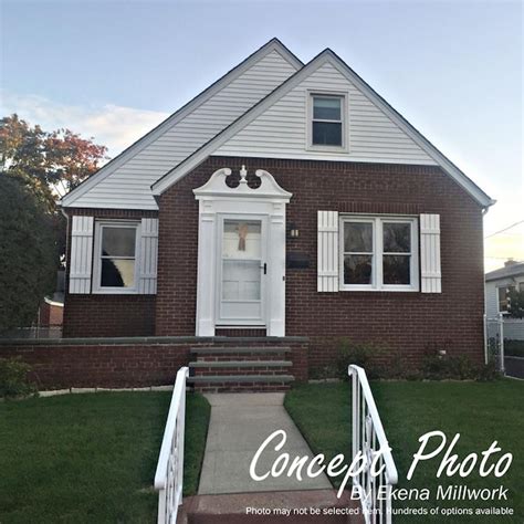 Ekena Millwork 7-in x 90-in Unfinished Polyurethane Pilaster Entry Door ...