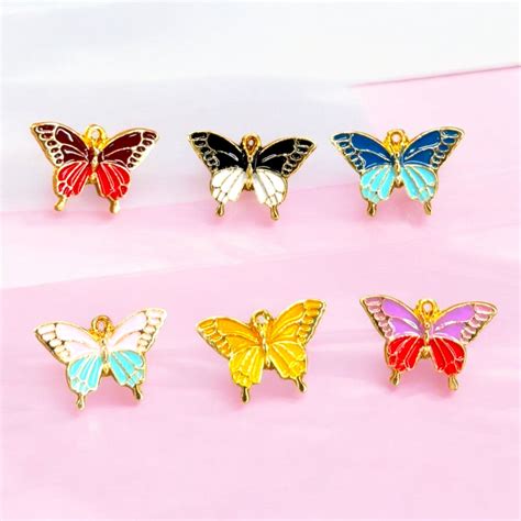 Dual Color Metal Butterfly Charms – Eva Fashion and Craft