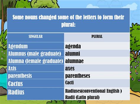 PLURALIZATION OF NOUNS in english 6.pptx