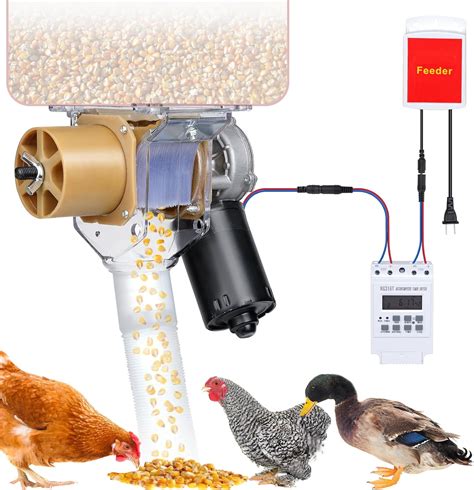 PAUQRWIE Timed Automatic Chicken Feeder 16 Groups of Timer & India | Ubuy