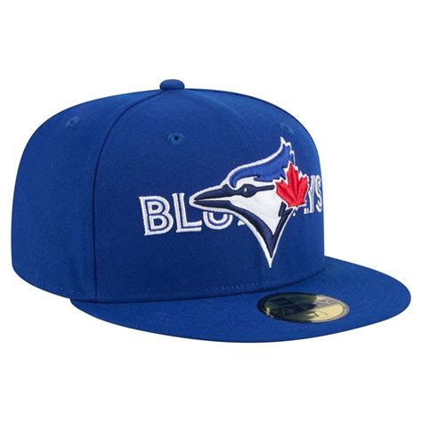 New Era Toronto Blue Jays MLB Toronto Jays Overlap 59FIFTY Fitted Hat ...