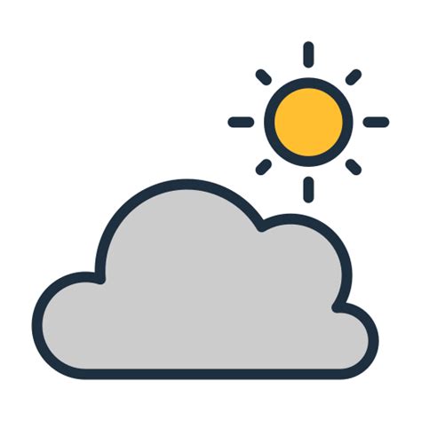 Cloudy Generic color lineal-color icon | Freepik