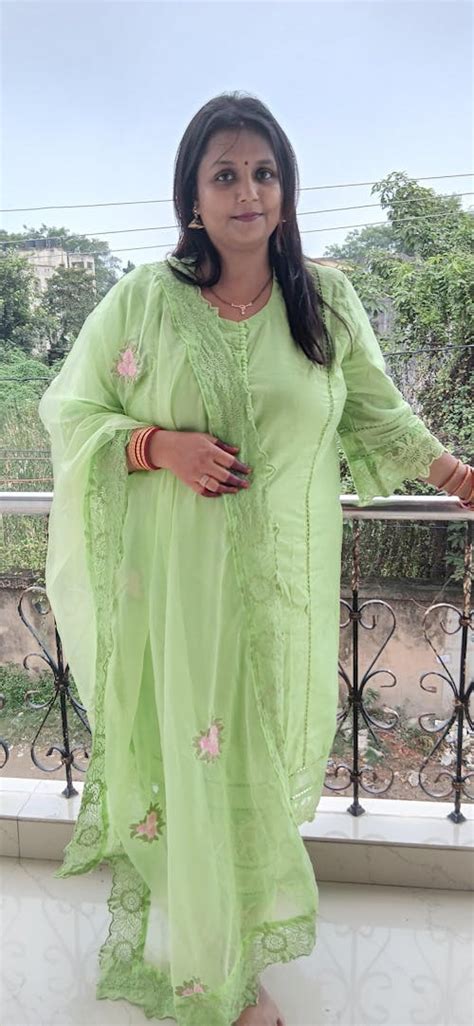 Shop Raksha Orange Leheriya Cotton Suit Set for Women Online in India ...