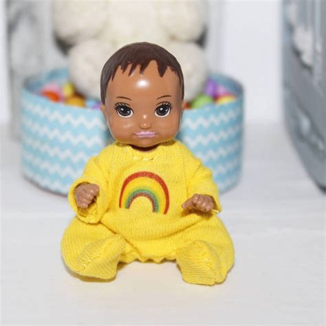 Toys Dollhouse Nursing Pillow Support Pillow Little Monkey Barbie Baby ...