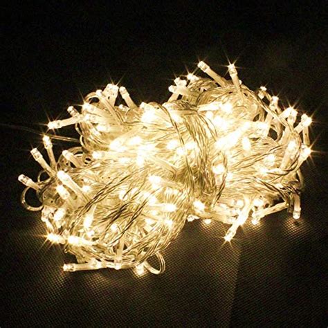 PAT 37ft Decoration LED String Lights Festival Decoration (Warm Yellow ...