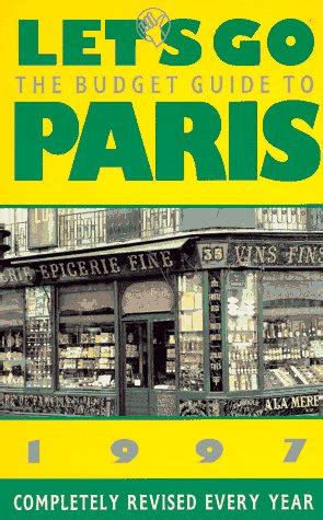 Buy The Budget Guide to Paris (Let's Go) Book Online at Low Prices in ...