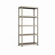 scaffali plastica scaffale plastica cm 90x45x182h 5 piani sabbia scaffali plastica scaffale plastica cm 90x45x182h 5 piani sabbia