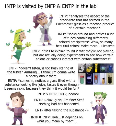 INTP, INFP and ENTP in the lab : r/mbti