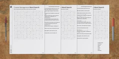 Coastal Management Word Search (teacher made) - Twinkl