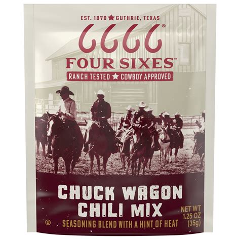 Low FODMAP? Four Sixes Chuck Wagon Chili Mix, Texas Style Seasoning ...