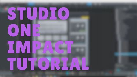 Using Impact in Studio One 的图像结果