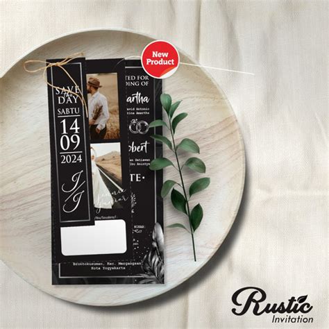 Jual UNDANGAN PERNIKAHAN RUSTIC CUSTOM - UNDANGAN NIKAH RUSTIC - Kab ...