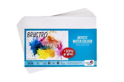 Endless Creativity: Brustro Watercolour Sheets for Artistic Mastery ...