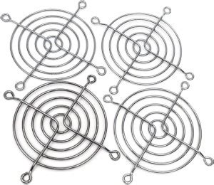 samest 3 INCHES Fan Grill with Aluminium Color Metal Frame - Pack OF 5 ...