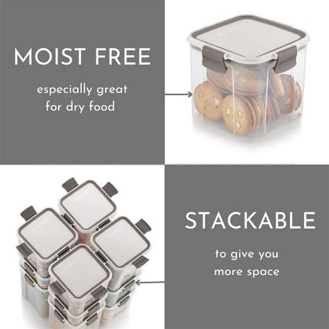 Buy Magnus Modulock Airtight Food Storage See Through Plastic ...